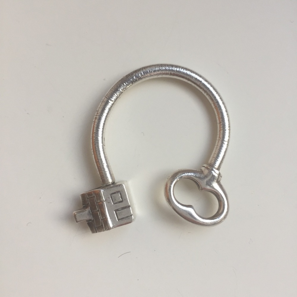 Tiffany & Co. Sterling Silver House Key Ring